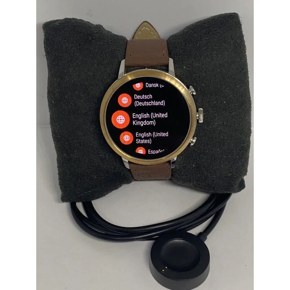 Fossil Gen 4 Authentic Digital Dial Smart Watch Custom Band FTW6016 AB505